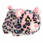 Aurora® Adorable Spudsters™ Priya Pink Leopard™ Stuffed Animal - Round Shape Makes for Comforting Cuddles - Perfect for Kids All Ages and Animal Loving Adults - 10.5 Inches