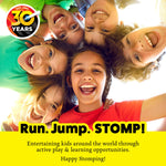 Stomp Rocket Jr Multi-Color Rocket Launcher for Kids, 8 Rockets - Fun Outdoor Kids Gifts for Boys & Girls - STEM Toy Foam Blaster Set Soars Up to 100 Feet - Ages 3 & Up