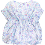 RuffleButts Fairytale Garden Ruffle Trim Cover-Up - 4T/5