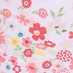 Sammy & Lou Floral Sprinkles 4-Piece Baby Nursery Crib Bedding Set for Girls, Includes Quilt, Fitted Crib Sheet, Crib Skirt, and Plush Toy