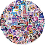 60PCS Korean Idol Kpop Stickers for Water Bottles, Cartoon K-pop Demon Hunters Stickers, Waterproof Vinyl Decal for Teen Girls Boys Adult Laptop Skateboard Phone Case Guitar Travel Case Bike Notebook