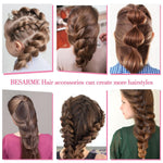 28 Colors Rubber Bands with 8 Hair Styling Tools, 1500 Pcs Colorful Elastic Ties Small Rubber Bands Baby Toddler Ties for Girls Hair Accessories Christmas Gifts