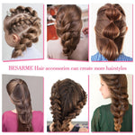 28 Colors Rubber Bands with 8 Hair Styling Tools, 1500 Pcs Colorful Elastic Ties Small Rubber Bands Baby Toddler Ties for Girls Hair Accessories Christmas Gifts