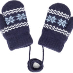 Baby-Winter-Knit-Mittens Soft Warm-Gloves Infant Newborn No Scratch Mittens 0-2 Years