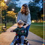 besrey Kids Tricycle with Flash Wheels for Ages 18 Months to 5 Years, Toddler Tricycle with Bell, Kids Tricycle, Gift for 2-5 Year Olds, Gift and Toy for Boys and Girls, Tricycle for Toddlers, Blue