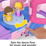 Fisher-Price Little People Toddler Toy Disney Princess Pull-Along Musical Carriage Playset with Figures for Pretend Play Kids Ages 18+ Months