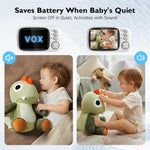 No WiFi Baby Monitor with Camera and Audio,Lag-Free Connection,Plug & Play,IPS Screen,HD Camera,Night Vision, 2-Way Talk,8 Lullabies,1000ft Range,Portable Baby Monitor,2025 Parents' Trusted Choice