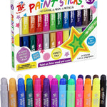 TBC The Best Crafts Paint Sticks,12 Classic Colors, Washable, Non-toxic, Tempera Paint Sticks for Kids and Students