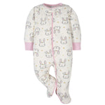 Gerber Baby Girls 4 Pack Sleep 'N Play Footie Princess Pink 6-9 Months