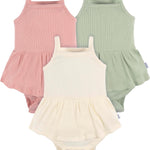 Gerber Baby Girls Multi-Pack Sleeveless Onesies Bodysuit