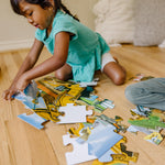 Melissa & Doug Building Site Floor Puzzle, 48 pc Jumbo Jigsaw Puzzle, Educational Screen Free Activity for Toddler, Preschoolers and Kids Ages 3+ (2 x 3 Feet) - FSC Certified