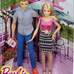 Barbie Dolls, Barbie and Ken Doll 2-Pack Featuring Blonde Hair and Bright Colorful Clothes, Kids Toys and Gifts (Amazon Exclusive)