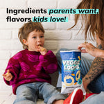 Little Spoon Pancake Party Veggie Loops, Chickpea Snack, Baked Not Fried, Avocado Oil, Hidden Veggies, Tastier Snacks for Kids, 2g Protein, Gluten-Free, 4 Pack