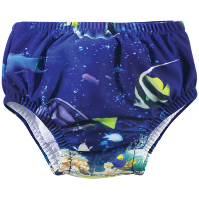 Hudson Baby Unisex Baby Swim Diapers, Coral Reef Dolphin, 0-6 Months