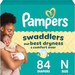 Pampers Swaddlers Diapers, Size 5 (20-37 lbs), 132 Count, Absorbent, Keeps Baby Dry and Comfortable, Skin Safe Disposable Baby Diaper (Packaging May Vary)