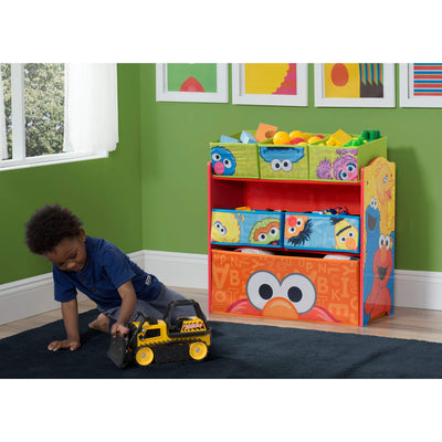 Sesame Street 6 Bin Design and Store Toy Organizer by Delta Children