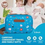First Aid Kit for Kids - 140 Pieces, Small Travel for Car, Home, Outdoors, Sports, Camping, Backpacking, Mini First Aid Kit Includes Customized Band-Aids, Bandages