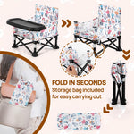 Baby Camping Chair, Booster Seat Travel, Booster Seat for Kitchen Chair