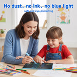 16 Inch Large LCD Writing Tablet for Kids, Colorful Reusable Electronic Doodle Board with Stylus, Educational Drawing Pad for Math Practice & Learning, Travel Essential Toys for Boys Girls (Blue)