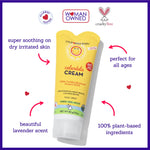 California Baby Calendula Cream | 100% Plant-Based Moisturizer | Lavender Baby Lotion | Face Moisturizer For Dry Skin | Hypoallergenic | 2.9 oz / 82g