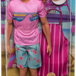 Barbie Mysteries: Beach Detectives Ken Doll Wearing Removeable Signature Outfit with Storytelling Accessories, Including Apron & Snacks