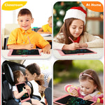 Bravokids 10 Inch LCD Writing Tablet for 3-8 Year Olds - Electronic Drawing Pad and Doodle Board as Educational Birthday Gifts for Girls and Boys (Pink)