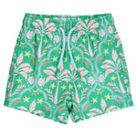 RUGGEDBUTTS Boys UPF50+ Stretch Neon Swim Trunks - Coconut Cabana, 3-6m