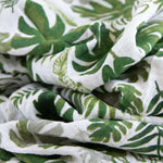 Little Unicorn Premium Cotton Swaddle Baby Blanket | Breathable Fabric | for swaddling, Play, Nursing & More (Tropical Leaf)