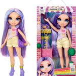 Rainbow High My Fashion Style Violet, Purple 11" Fashion Doll with Statement Outfit, Stylish Handbag, Great Toy Gift for Girls Kids Ages 4-12 Years