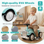 Costzon Ride On Push Car for Toddlers, Classic Kids Ride On Car Foot-to-Floor Sliding Car with Steering Wheel, Horn & Under Seat Storage, Ride On Toy for Boys Girls 18-36 Months (Green)