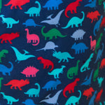 RUGGEDBUTTS Boys UPF50+ Sun Protection Animal Swim Trunks - Navy Dino Roar, 12-18m