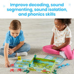 Hand2Mind Lily Pad Letter Hop - CVC & Sight Word Games, Fine Motor Skills Toys, Spelling & Word Making Activities, Family Learning Fun