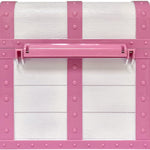 Teacher Created Resources Pink and White Treasure Chest with Lock and Key (TCR6055)