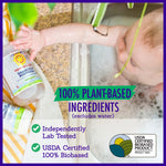 California Baby Super Sensitive Baby Shampoo + Baby Wash | 100% Plant-Based | Unscented Body Wash For Sensitive Skin | Hypoallergenic | 562 mL / 19 oz