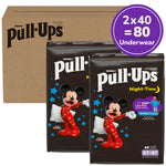 Pull-Ups Boys' Night-Time Potty Training Pants, Size 5T-6T Overnight Training Underwear (46-60 lbs), 80 Ct