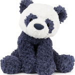GUND Cozys Collection Cow, Stuffed Animal for Ages 1 and Up, Spring Decor Plush Toy, Cream/Blue, 10”