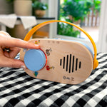 Baby Einstein + Hape Discovery Radio Toy Radio with Music & Lights, Ages 6 Months+
