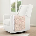 Delta Children 100% Cotton Flannel Baby Receiving Blankets for Girls and Boys – 30x30 Inches (Pack of 2), Pink Floral