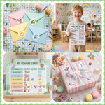 JIXZEN 3 Rolls 1500 PCS Animal Stickers for Kids, 24 Cute Farm/Ocean/Wild Designs with Motivational Words, Reward Stickers for Toddlers 2-4, Classroom School Supplies (1.0 Inch)