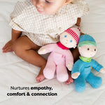 HABA Doll Snug Up Luisa 8" My First Baby Doll, Machine Washable & Safe for Birth & Up, Newborn Toys