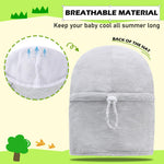 Duoyeree UPF 50+ Baby Sun Hat with Ear and Neck Protection - Toddler Beach Hat for Boys & Girls - Ideal for Summer Fun(6-24M)