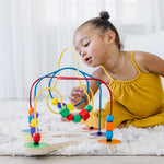 Melissa & Doug Classic Bead Maze - Wooden Educational Toy Wooden Bead Maze Toy for Toddlers Ages 3+