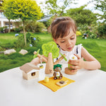 Hape Honey Bees Picnic, Green Planet Explorers | Educational Bee and Beehive Toy, for Kids Ages 3+ Years