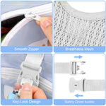 Accmor Toddler Harness Leash, Collapsible Kids Leash + Anti Lost Wrist Link for Outdoor Travel, Cute Excavator Child Walking Harness Tether Wristband Assistant Strap Belt Protector for Baby Boys