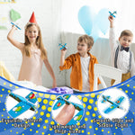 Skylety 50 Pcs Comics Foam Gliders Airplane Toys for Kids, Foam Paper Airplane, Comics Birthday Party Favors Goodie Bag Stuffers Outdoor Flying Toys Bulk Prizes for Kids Classroom