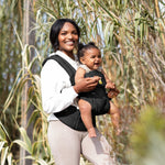 LÍLLÉbaby Complete All Seasons Ergonomic 6-in-1 Baby Carrier Infant to Toddler with Lumbar Support (7-45 Pounds), 360 Degree Baby Wearing & Multi-Position, Inward & Outward Facing (Black)