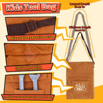 Kids Tool Set,MAGIC4U Toddler Tool Set with Tool Bag,11 Tools Equipements,Pretend Play Construction Kits for Kids Age 3-6 Years Old,Toddler Boy Toys