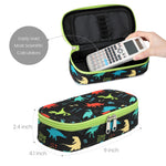 Cambond Pencil Case for Boys - Cute Pencil Case for Kids Large Capacity Pencil Pouch for School, Pencil Cases Only, Black Dinosaur