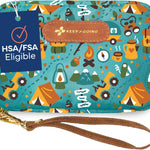KeepGoing Travel First Aid Kit for Kids – 130 Pc. for Car, Home, Purse, Diaper Bag & Backpack with Latex-Free Bandages - Mini First Aid Kit Travel Size TSA-Approved