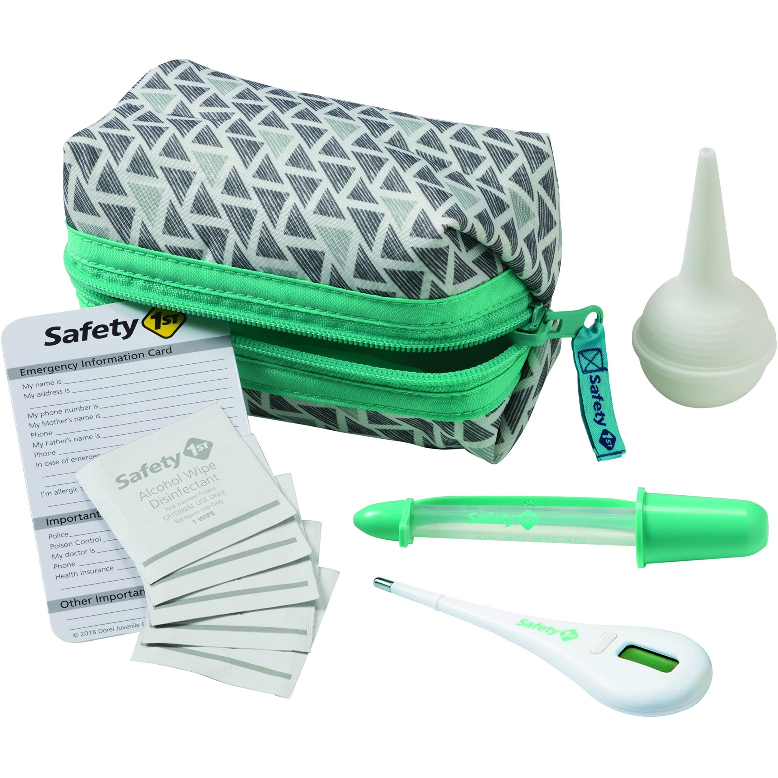 Safety 1st Healthcare On-The-go Kit, Pyramids Aqua - Baby Care - Safety ...